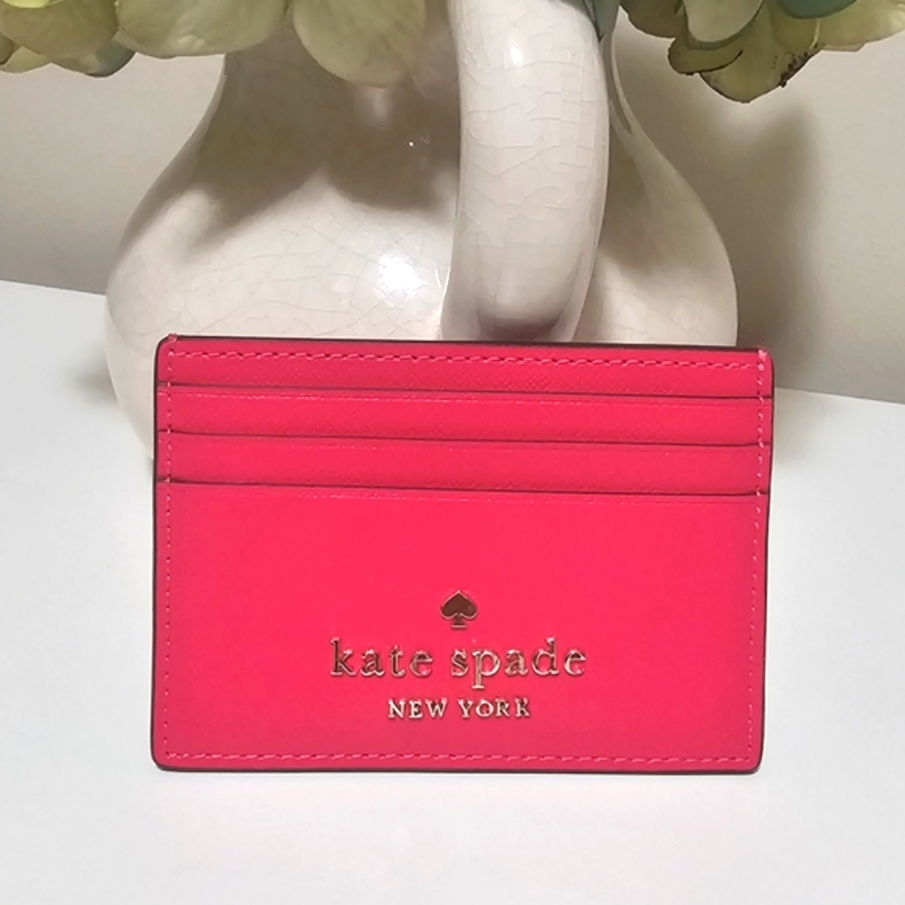 NWT KATE SPADE CAMERON SLIM CARD HOLDER SAFFIANO LEATHER